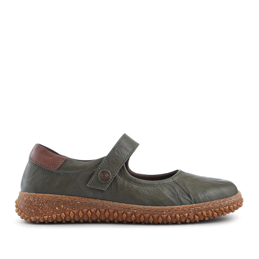 Loretta Leather Mary Janes - HAK42010 / 328 514 - Khaki - Image 2