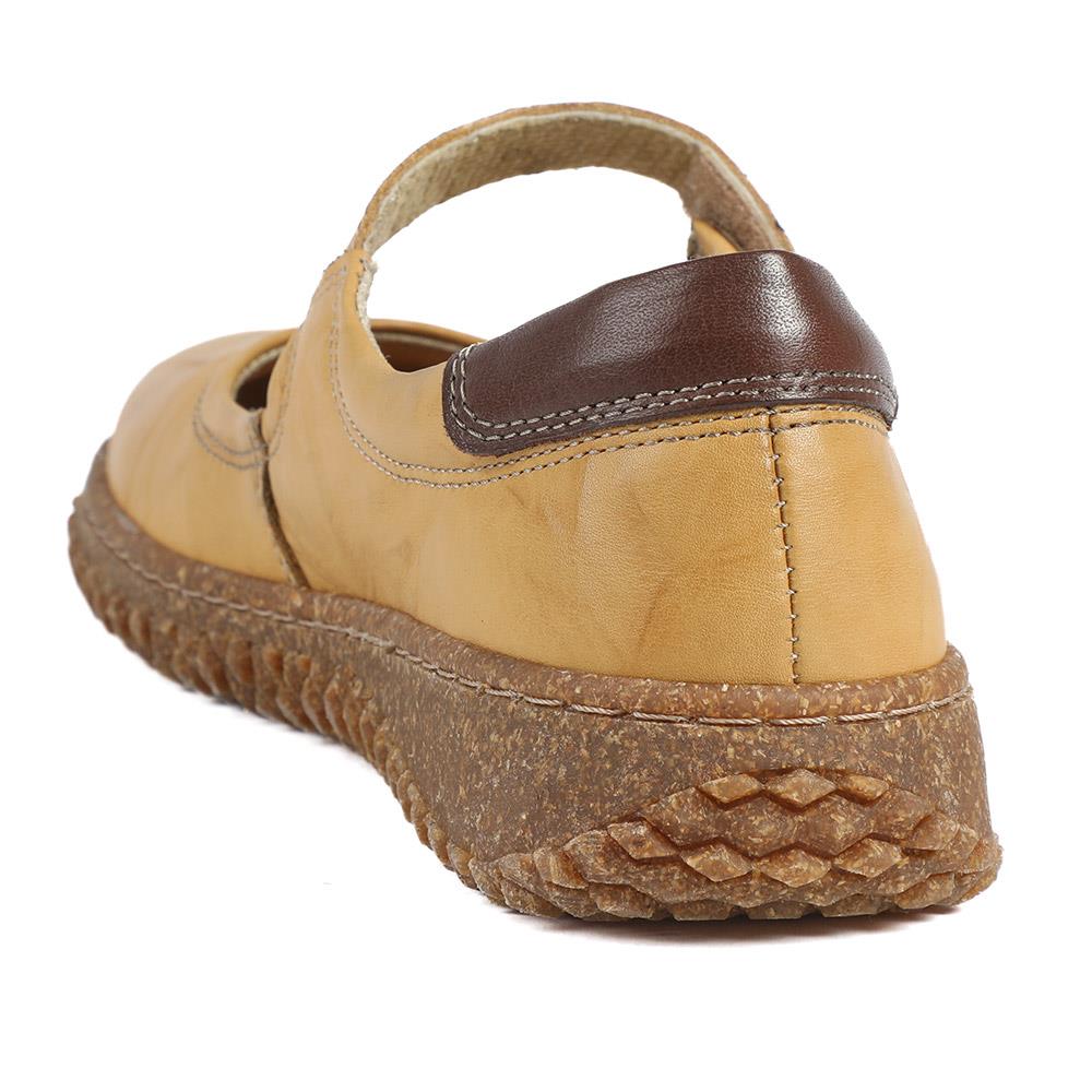 Loretta Leather Mary Janes - HAK42010 / 328 514 - Mustard - Image 4