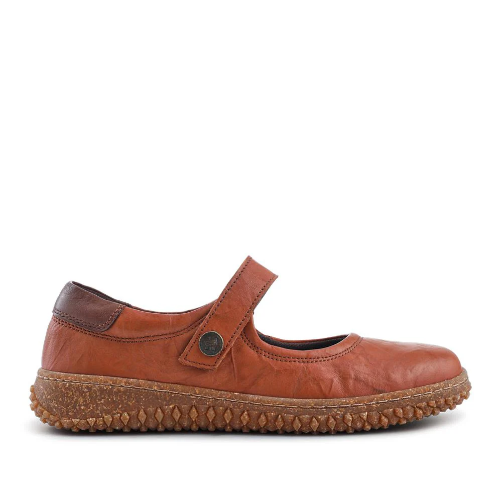 Loretta Leather Mary Janes - HAK42010 / 328 514 - Tan - Image 2