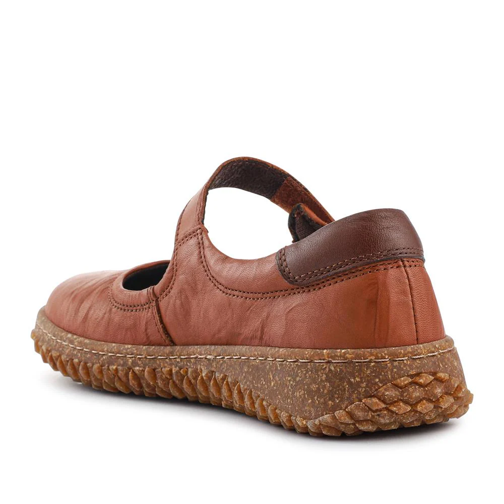 Loretta Leather Mary Janes - HAK42010 / 328 514 - Tan - Image 3