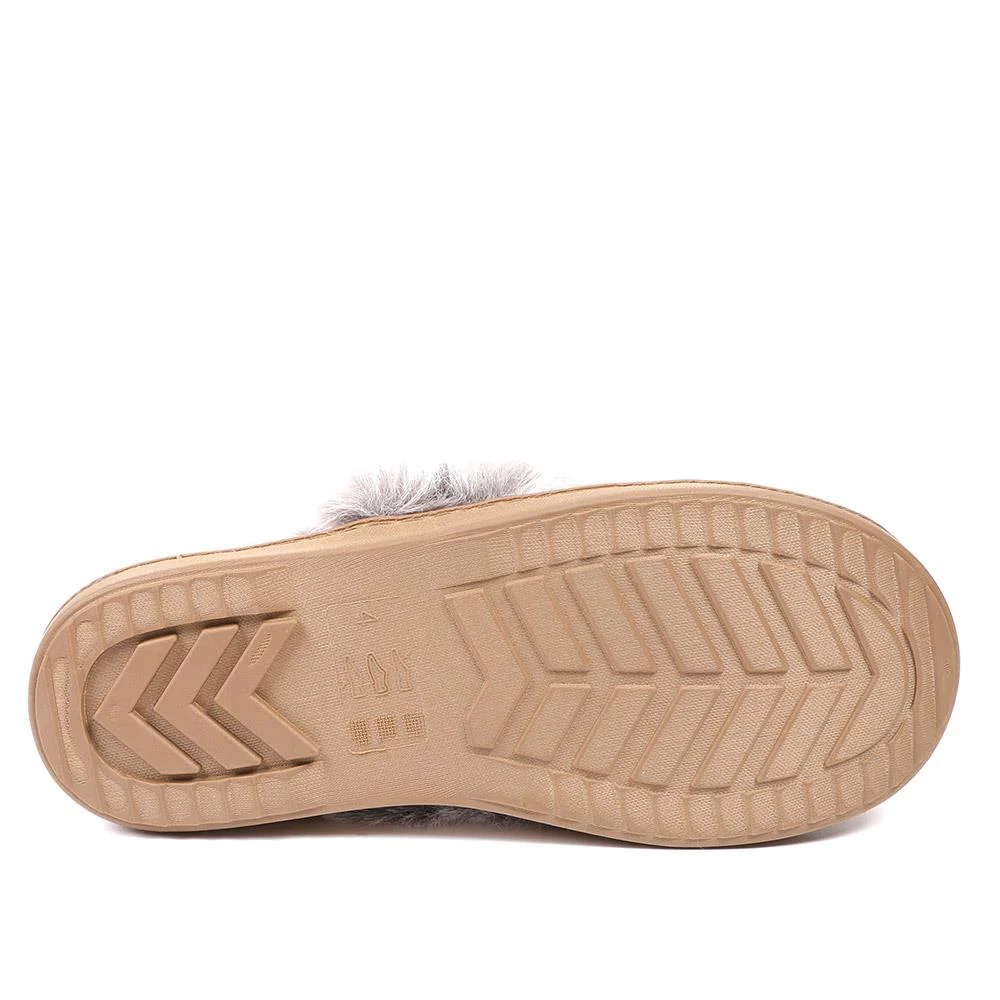 Luxury Velour Cushioned Slippers - GALOP42000 / 328 069 - Chestnut - Image 6