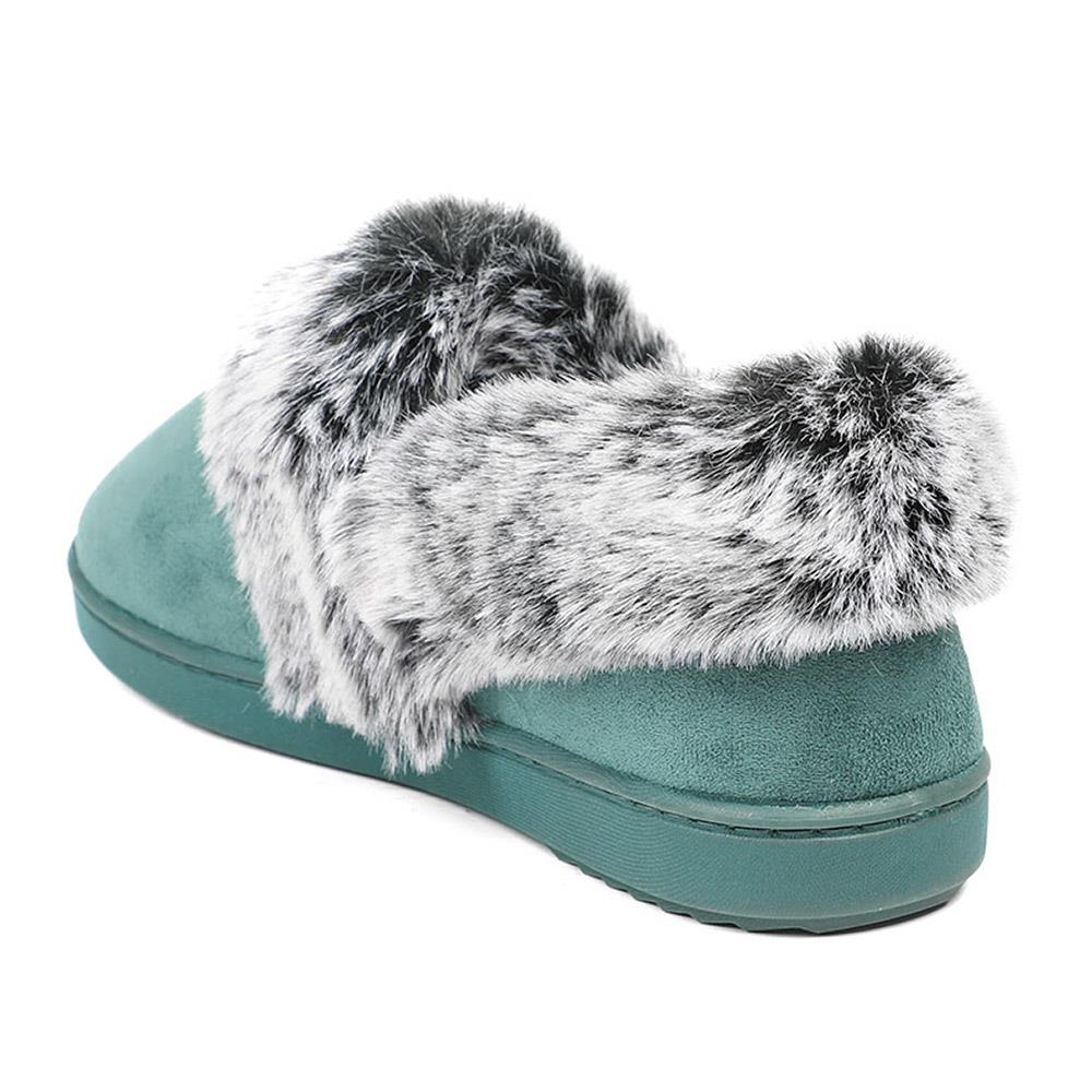 Luxury Velour Cushioned Slippers - GALOP42000 / 328 069 - Teal - Image 4