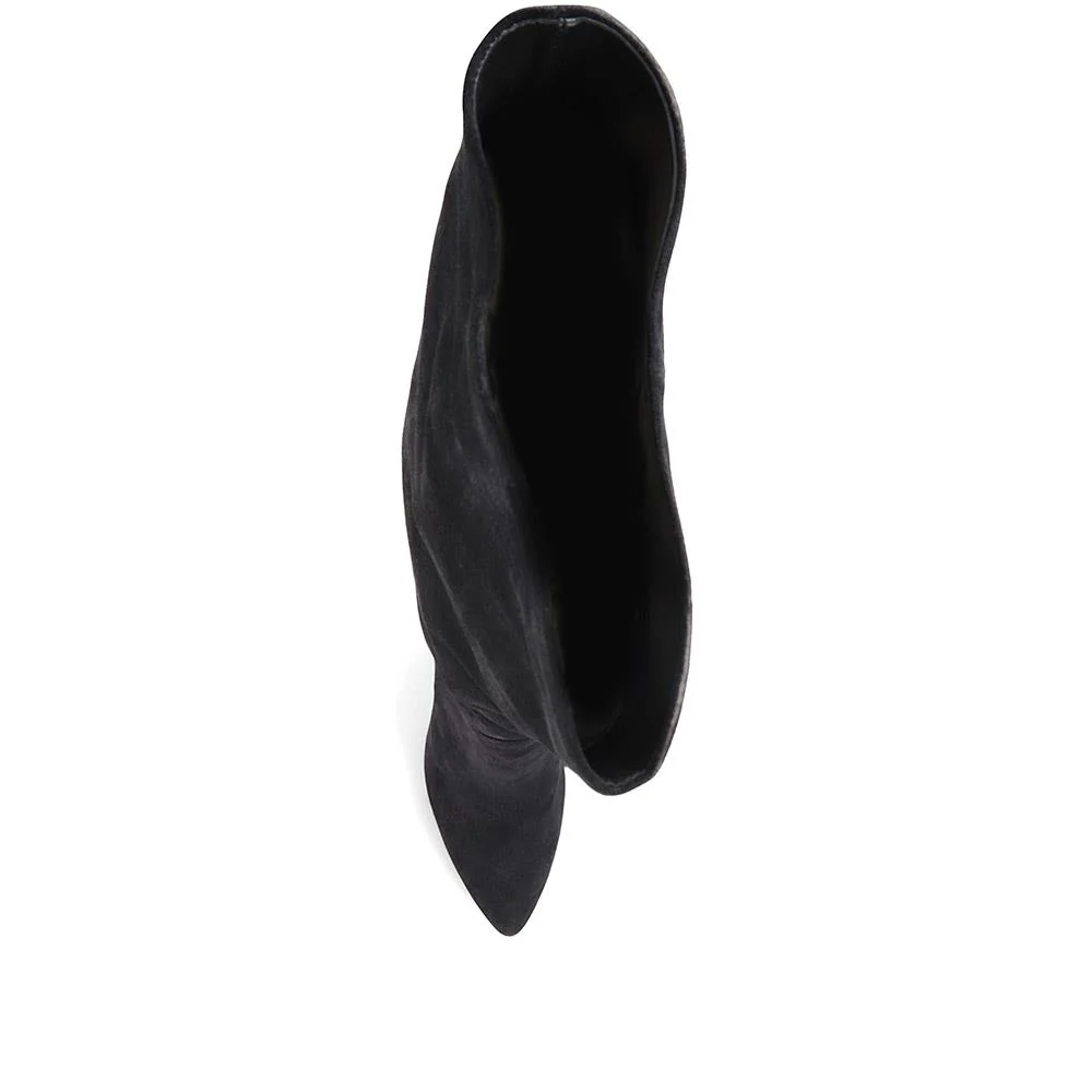Luz Stiletto Knee High Boots - LUZ / 322 778 - Black - Image 4