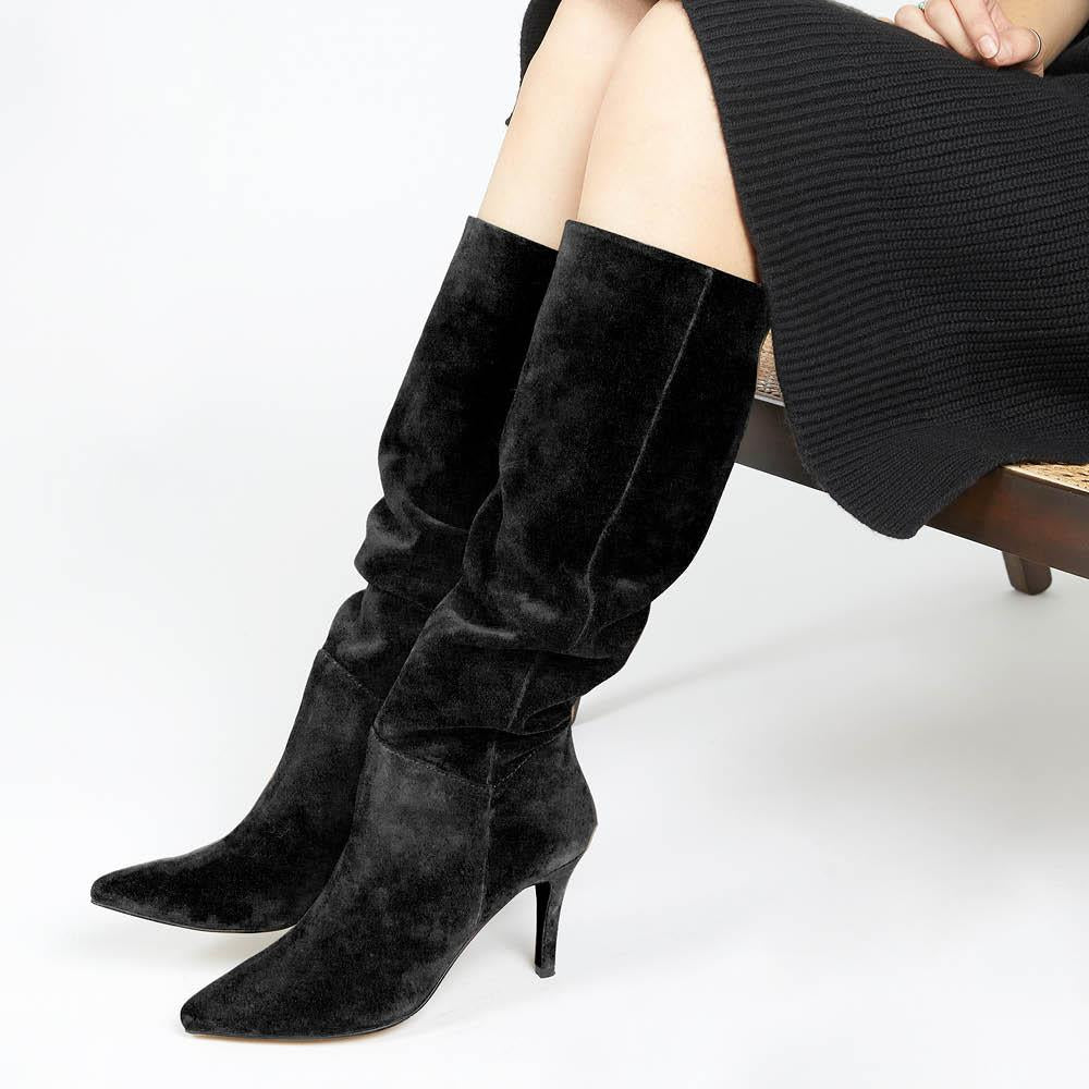 Luz Stiletto Knee High Boots - LUZ / 322 778 - Black - Image 5