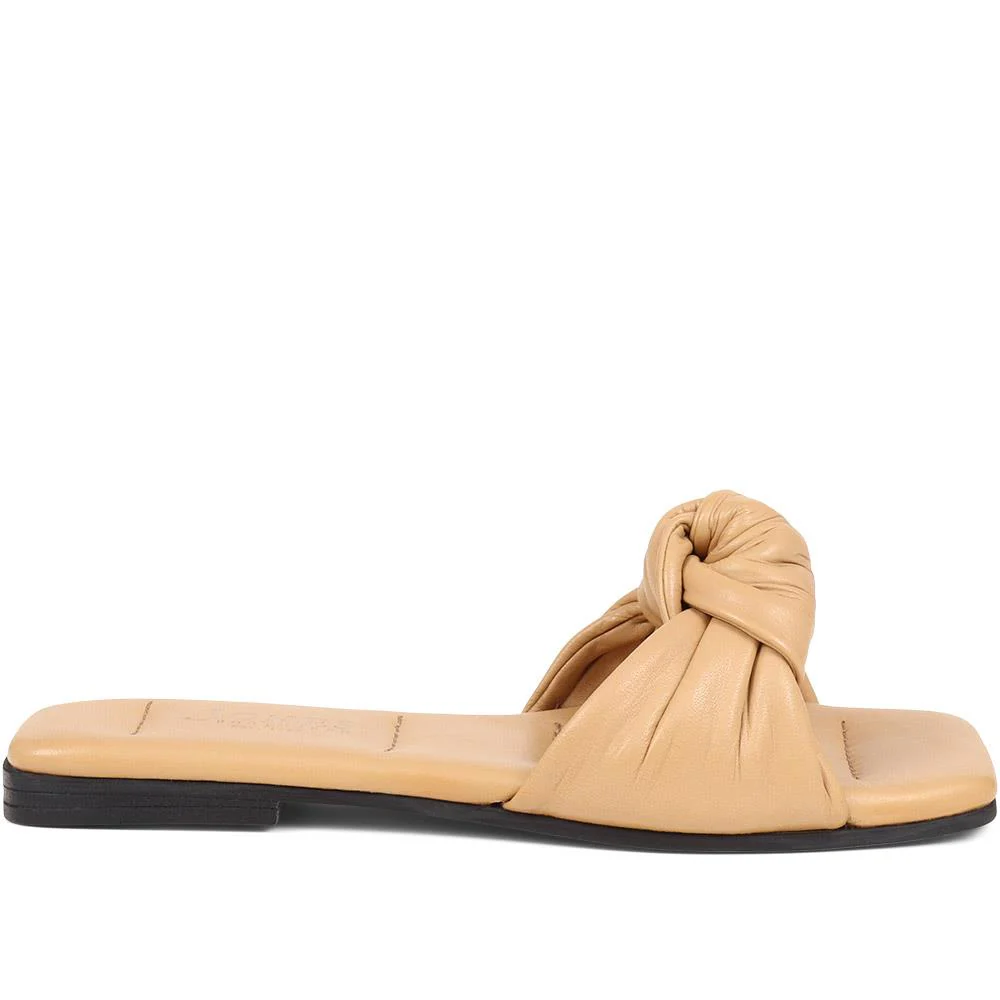 Madelena Slip-On Mules - MADELENA / 324 027 - Tan - Image 5