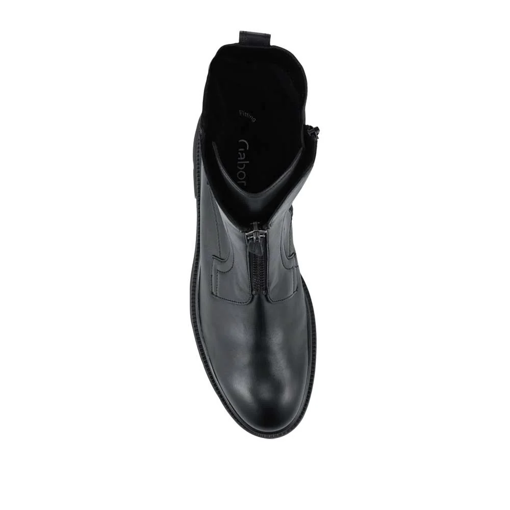 Magic Gabor Leather Ankle Boots - GAB42516 / 327 882 - Black - Image 4