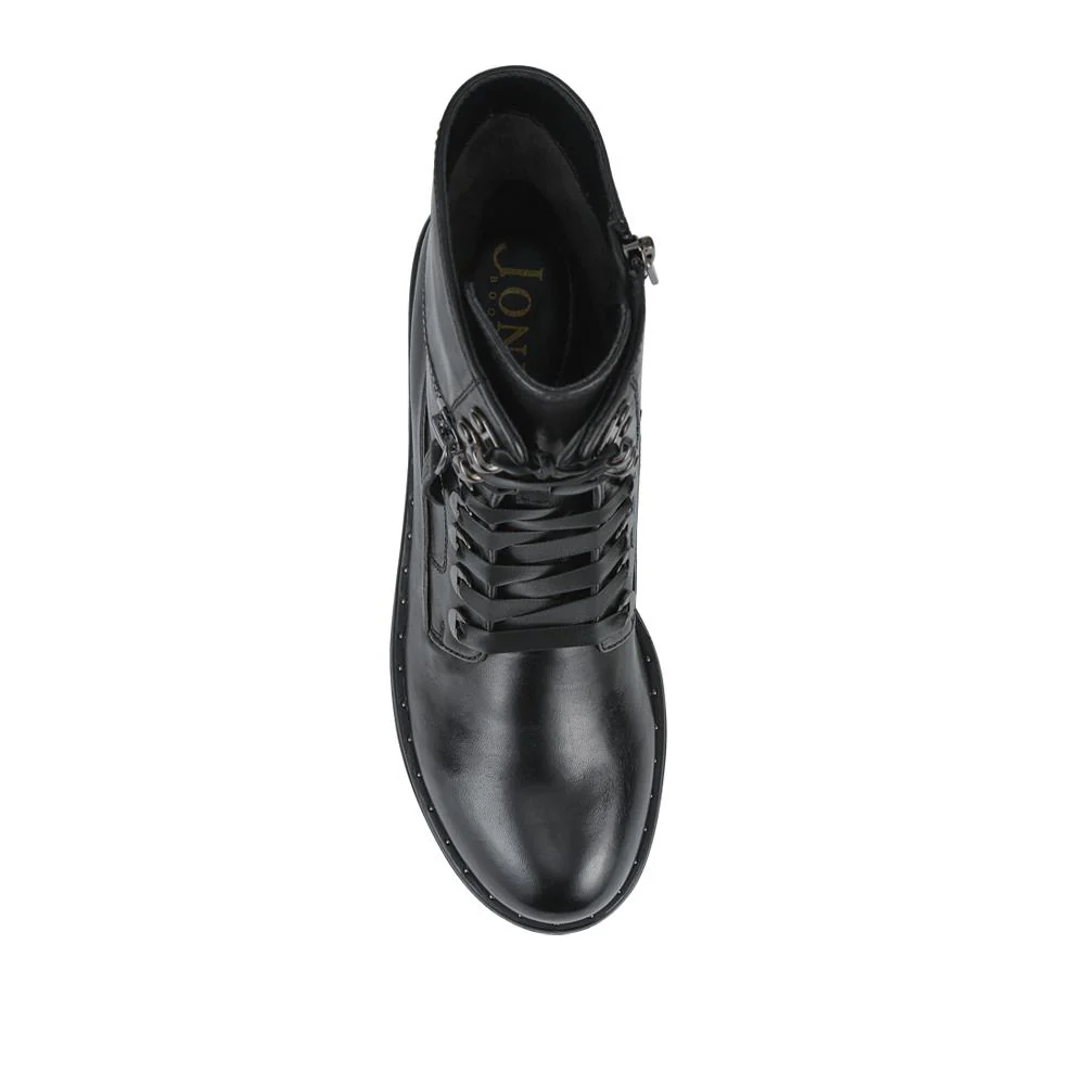 Margarita Leather Lace-Up Ankle Boots - MARGARITA / 328 019 - Black - Image 4