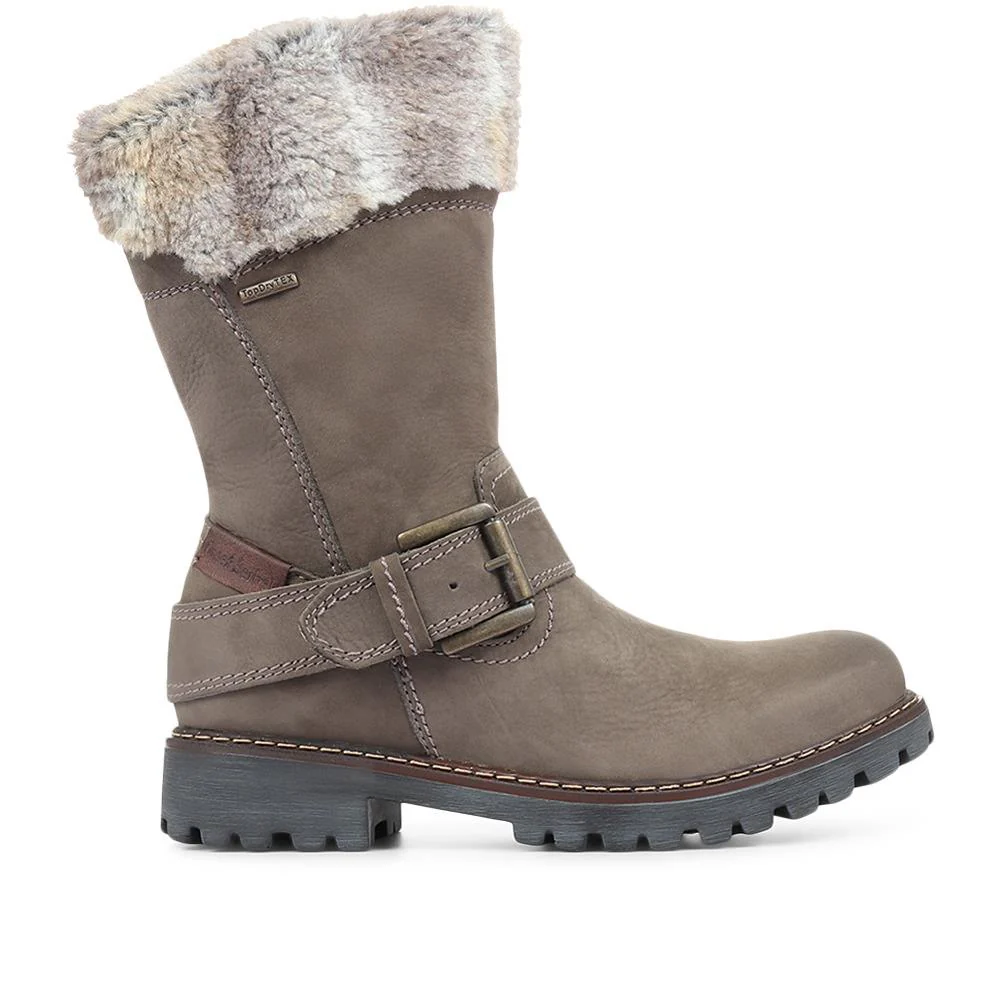 Marta 51 Ladies Waterproof Calf Boots - JOSEF32503 / 319 109 - Grey - Image 2