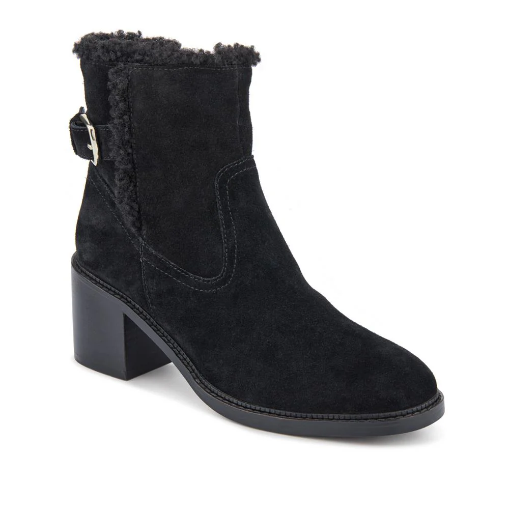 Mavis Leather Buckled Ankle Boots - MAVIS / 327 862