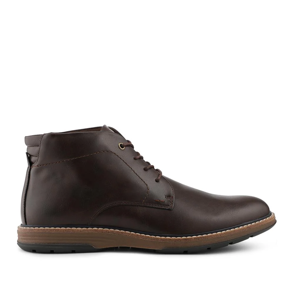 Memory Foam Lace Up Chukka Boots - JIAHU42002 / 328 628 - Brown - Image 2