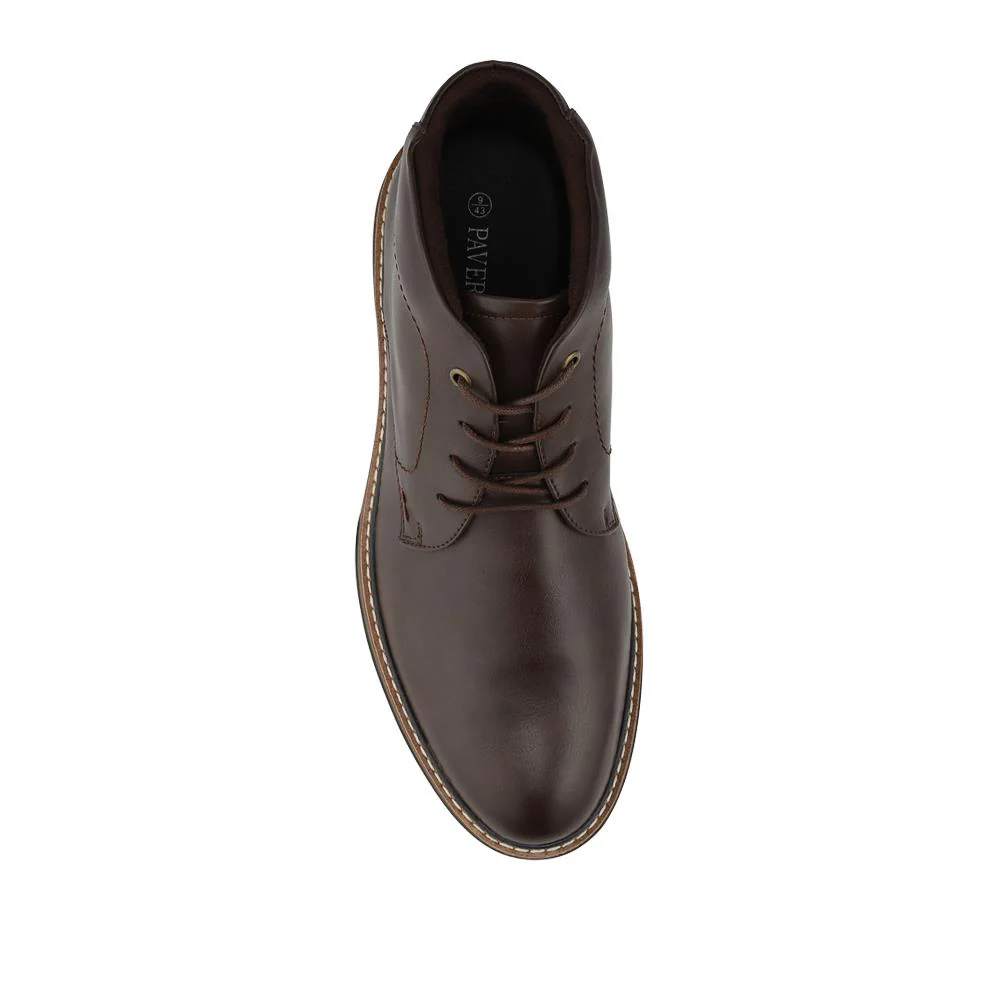 Memory Foam Lace Up Chukka Boots - JIAHU42002 / 328 628 - Brown - Image 4