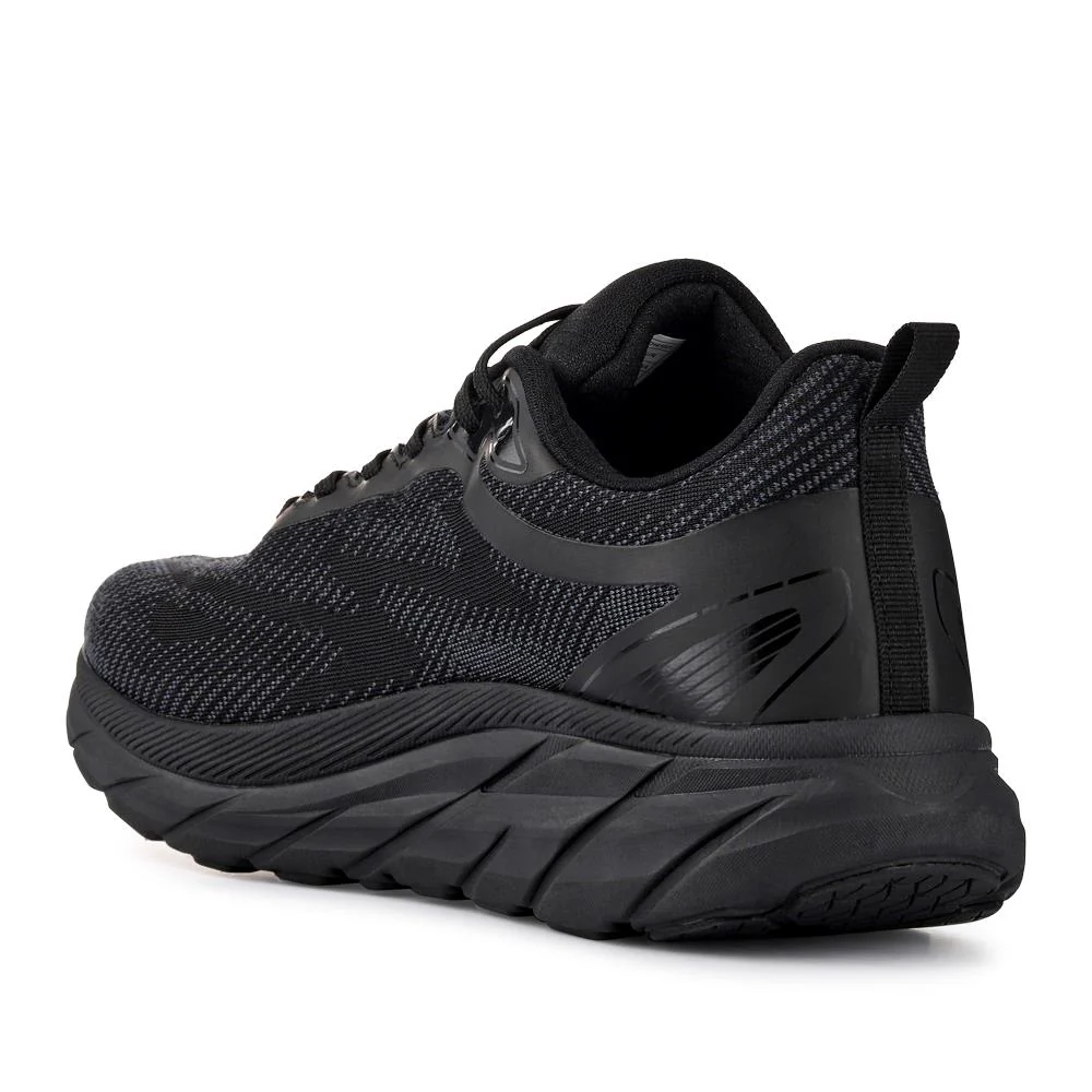Easy Step In Memory Foam Lace Up Trainers - SUNCH41001 / 327 561 - Black - Image 4