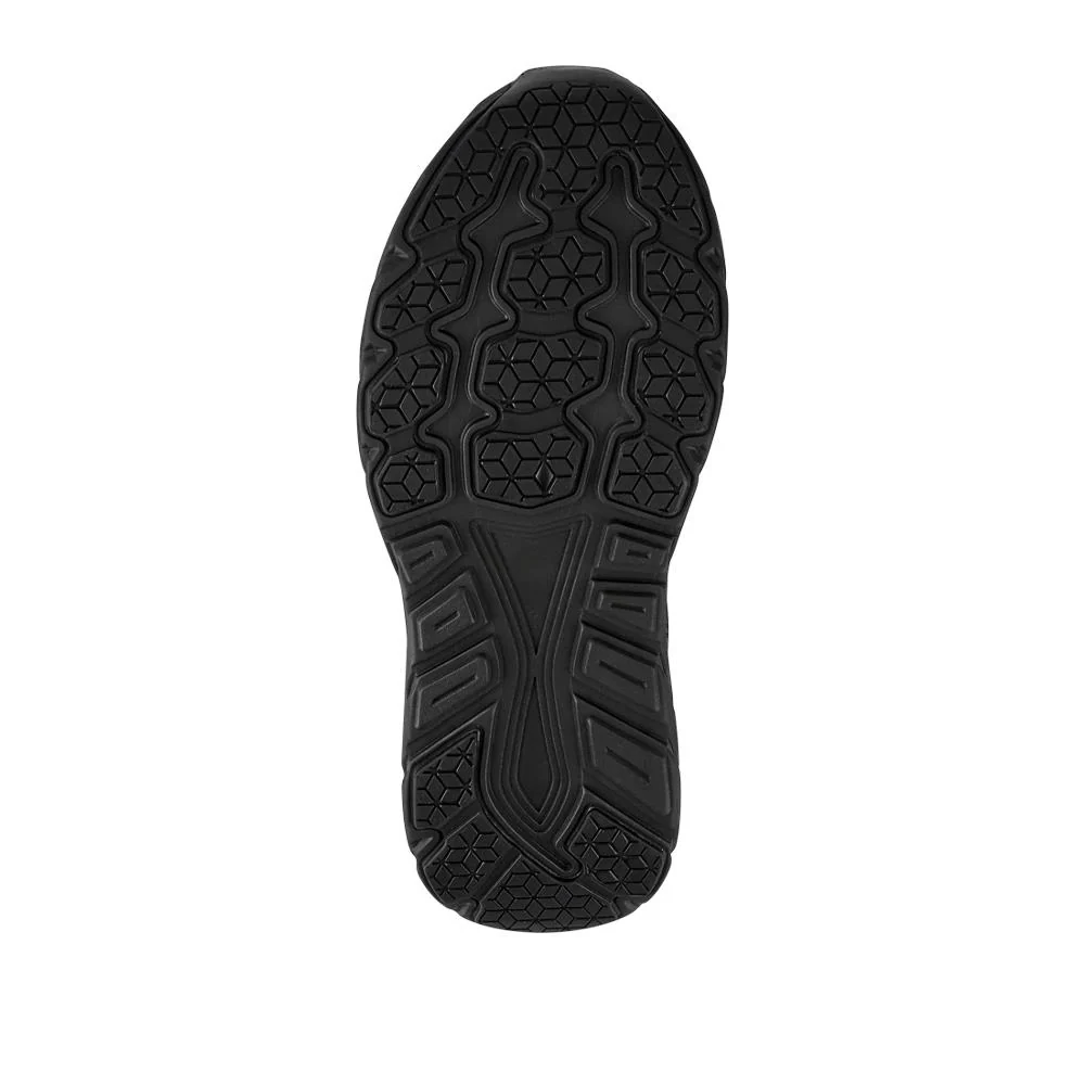 Easy Step In Memory Foam Lace Up Trainers - SUNCH41001 / 327 561 - Black - Image 7