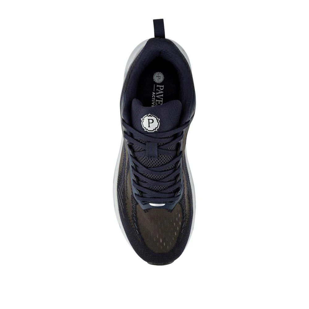 Easy Step In Memory Foam Lace Up Trainers - SUNCH41001 / 327 561 - Blue - Image 4