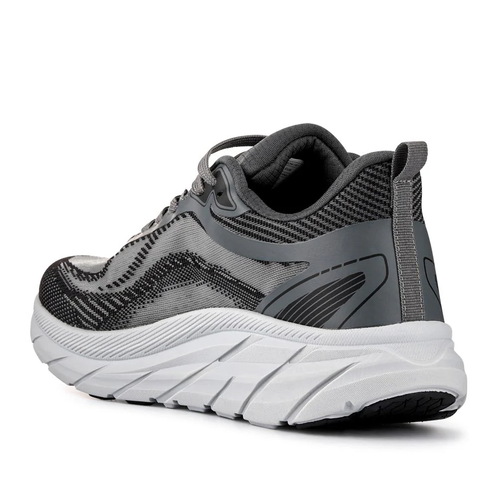 Easy Step In Memory Foam Lace Up Trainers - SUNCH41001 / 327 561 - Grey - Image 4