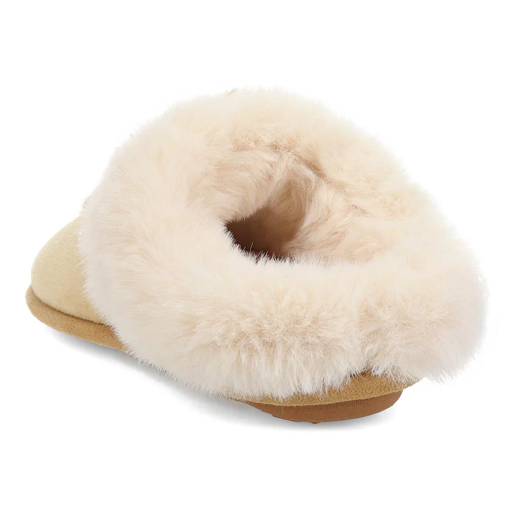 Memory Foam Mule Slippers - QING40036 / 326 295 - Chestnut - Image 3