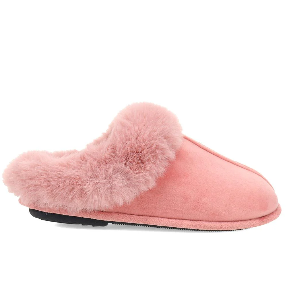 Memory Foam Mule Slippers - QING40036 / 326 295 - Rose - Image 2