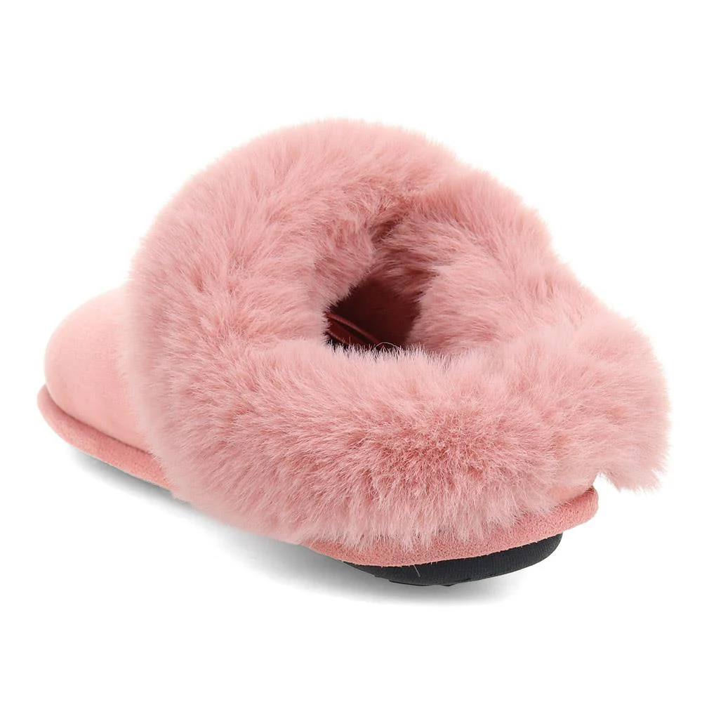 Memory Foam Mule Slippers - QING40036 / 326 295 - Rose - Image 3