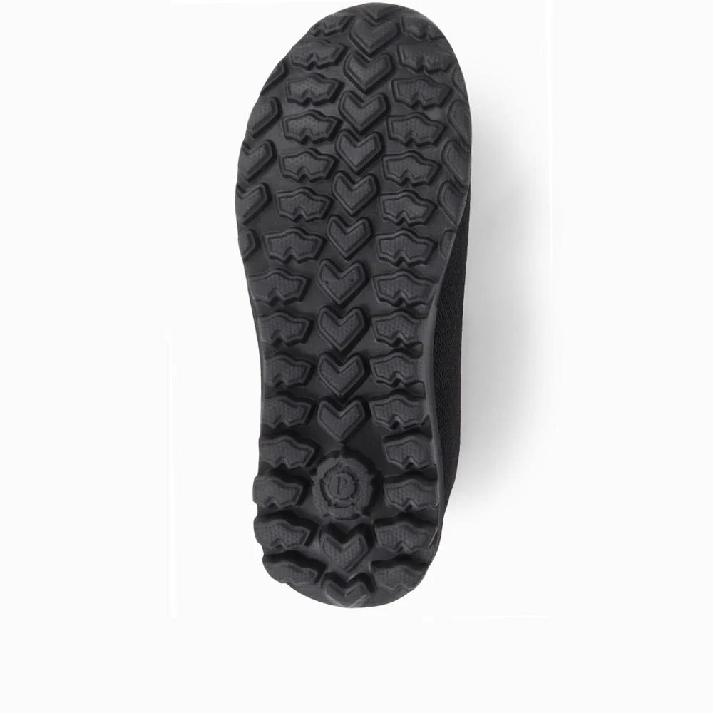 Memory Foam Slip On Shoes - BRK39003 / 325 007 - Black - Image 4