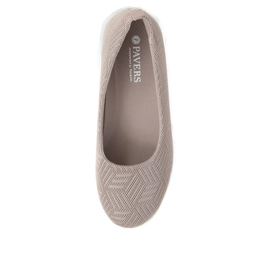 Memory Foam Slip On Shoes - BRK39003 / 325 007 - Taupe - Image 4