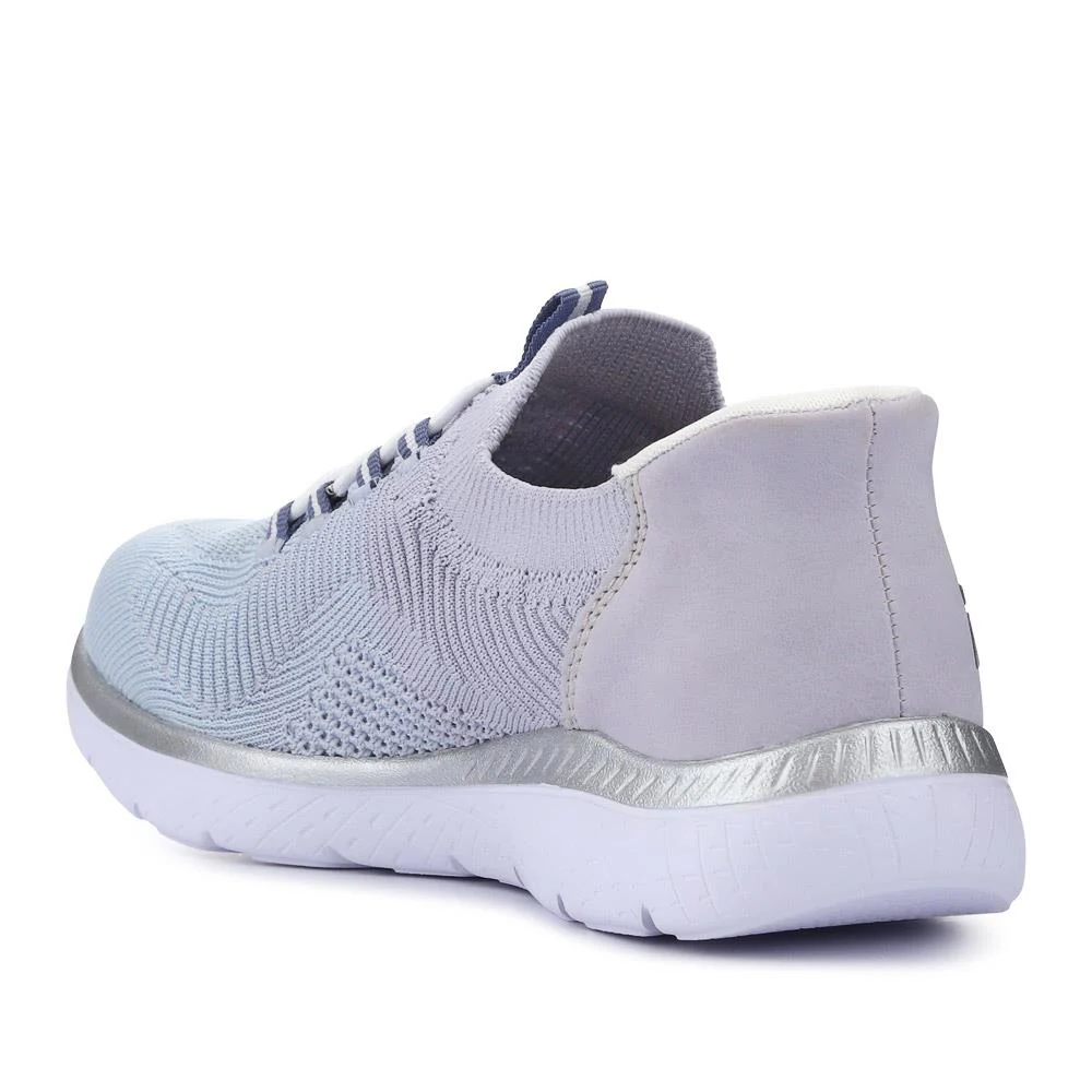 Memory Foam Slip-On Trainers - RKR41501 / 326 817 - Aqua - Image 3