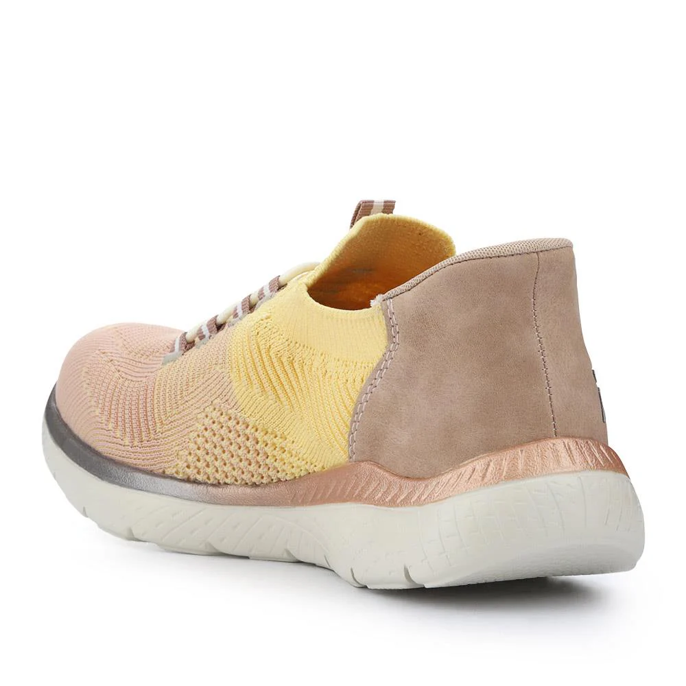 Memory Foam Slip-On Trainers - RKR41501 / 326 817 - Yellow - Image 3