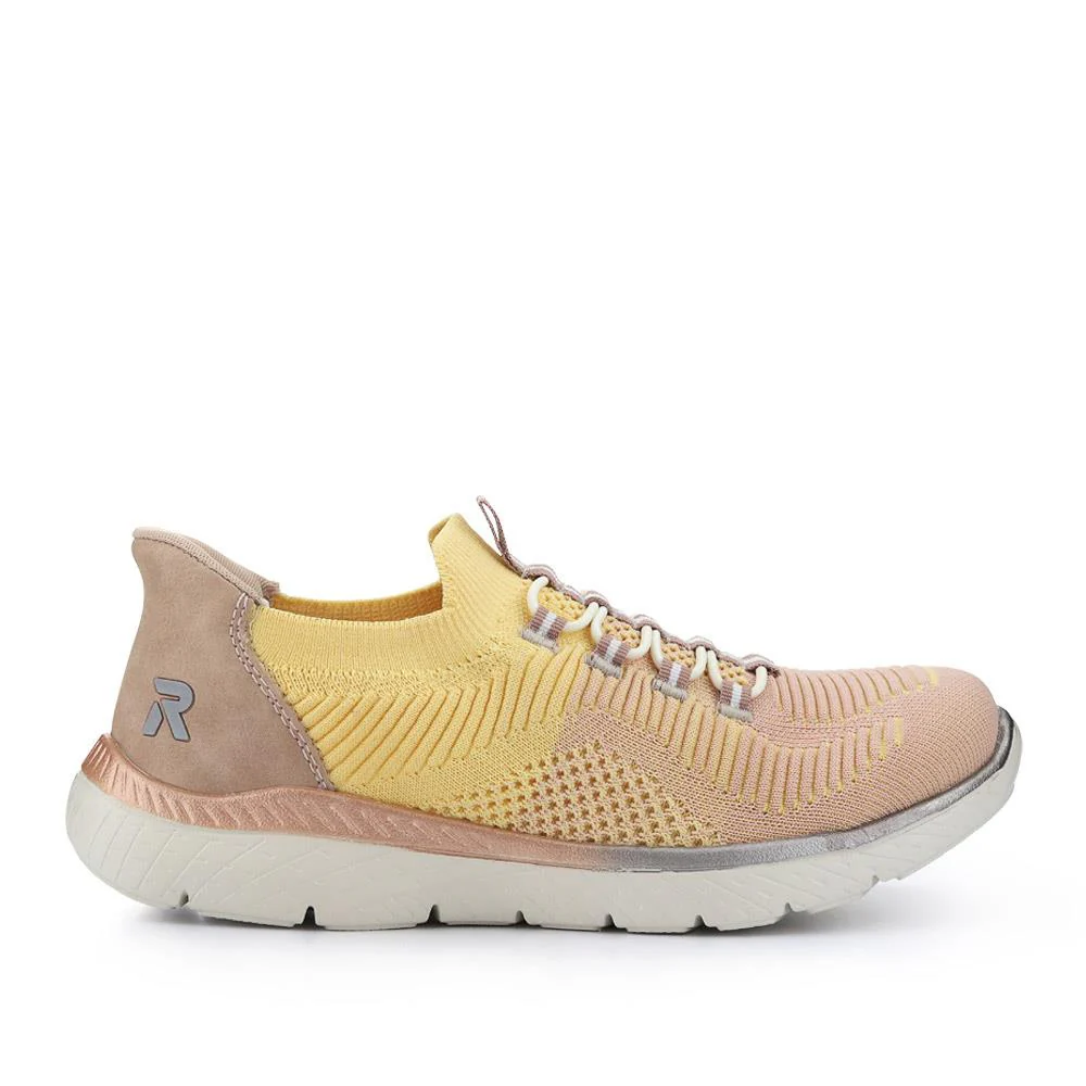 Memory Foam Slip-On Trainers - RKR41501 / 326 817 - Yellow - Image 4