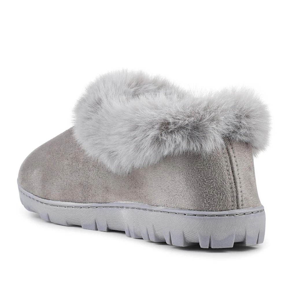 Memory Foam Slippers - QING42002 / 327 930 - Grey - Image 3