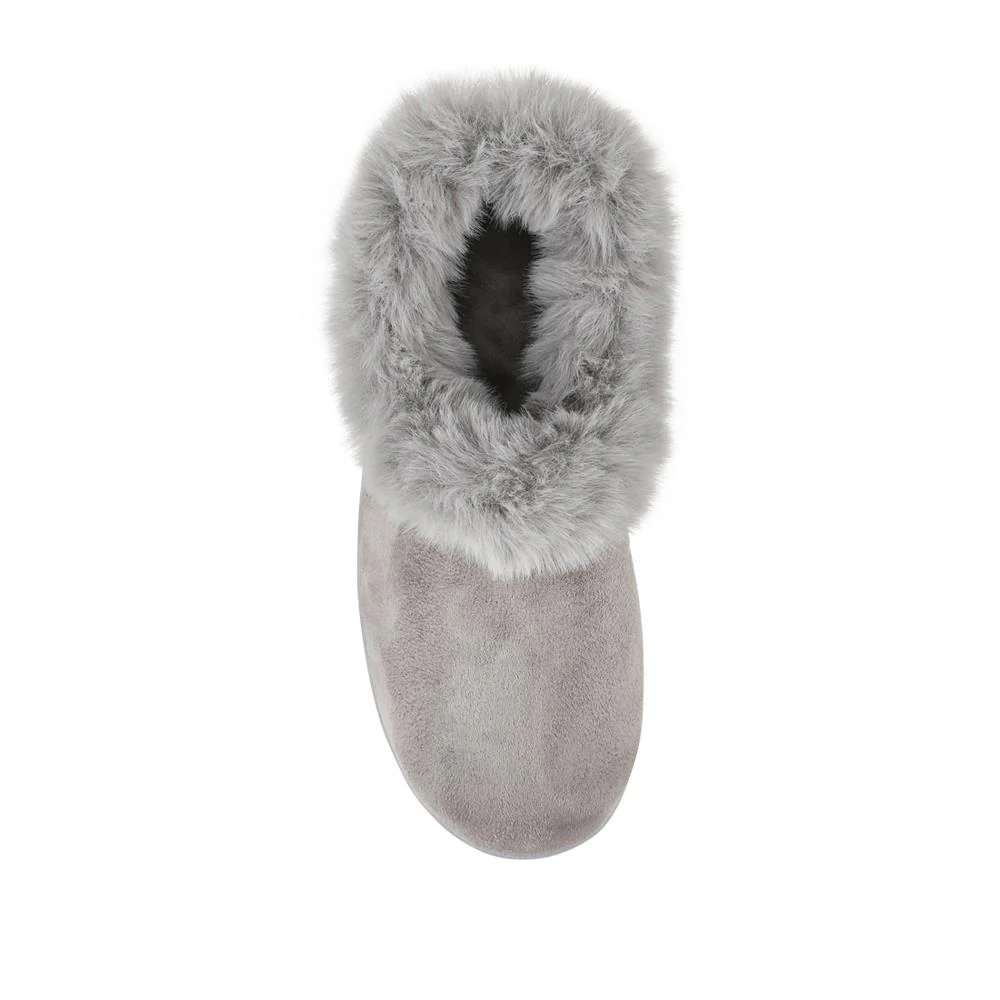 Memory Foam Slippers - QING42002 / 327 930 - Grey - Image 4