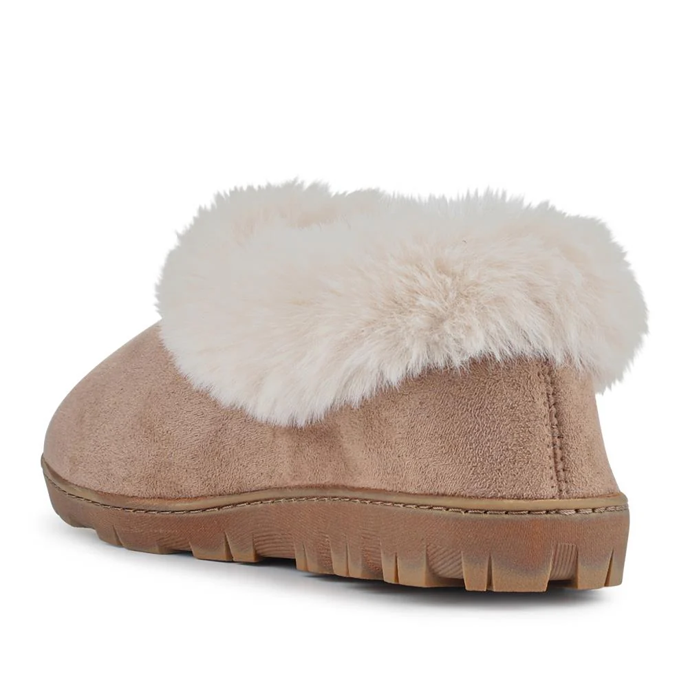 Memory Foam Slippers - QING42002 / 327 930 - Taupe - Image 3