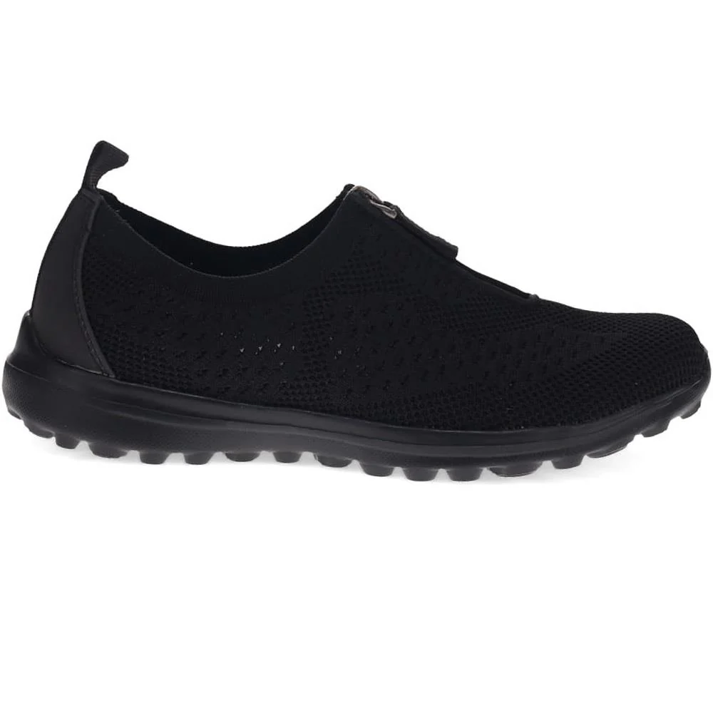 Memory Foam Trainers - BRK37043 / 323 632 - Black-Black - Image 2