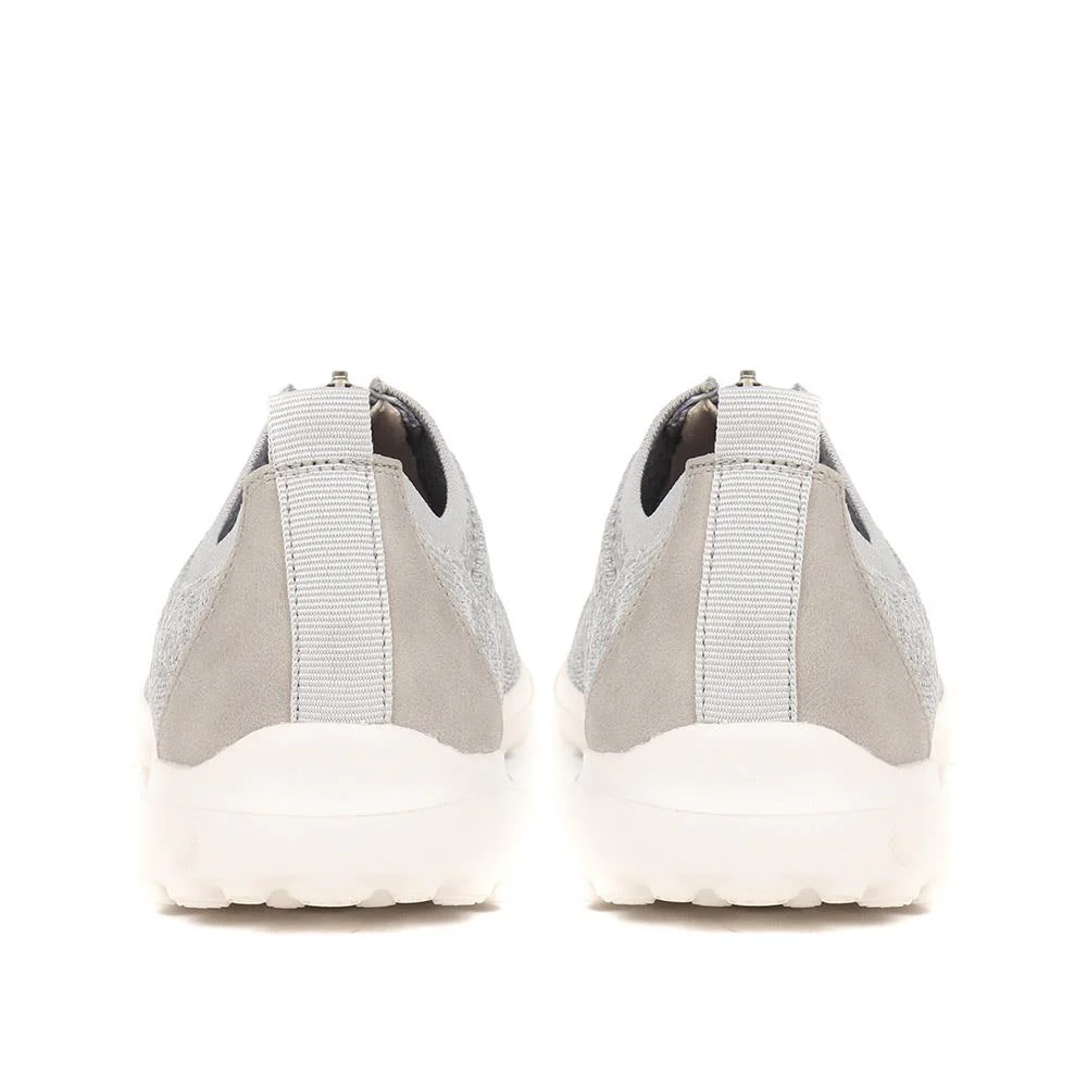 Memory Foam Trainers - BRK37043 / 323 632 - Light Grey - Image 3