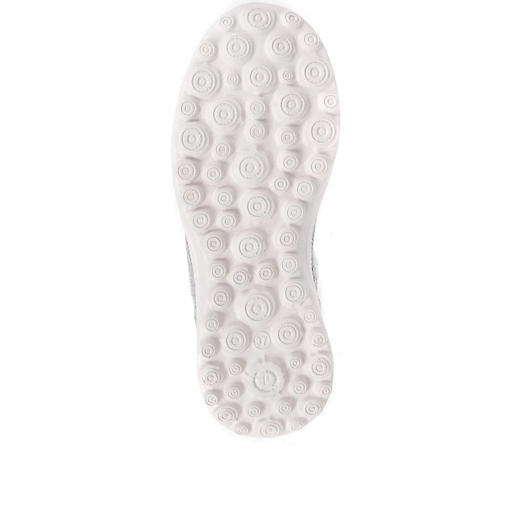 Memory Foam Trainers - BRK37043 / 323 632 - Light Grey - Image 5