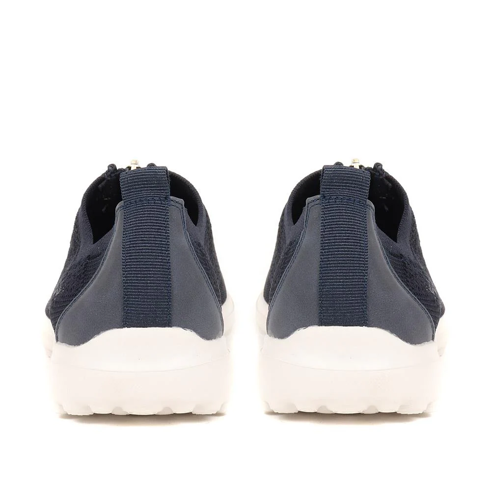 Memory Foam Trainers - BRK37043 / 323 632 - Navy - Image 3