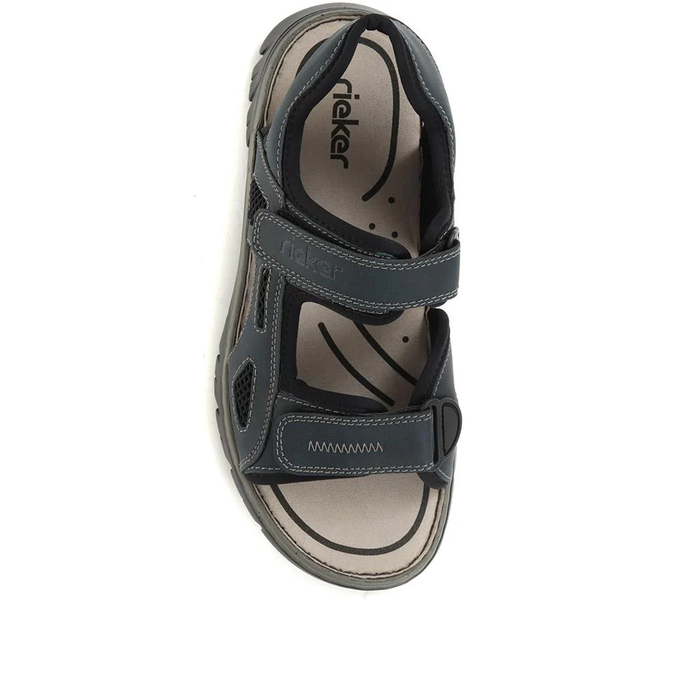 Men's Adjustable Walking Sandals - RKR31587 / 318 773 - Blue - Image 4
