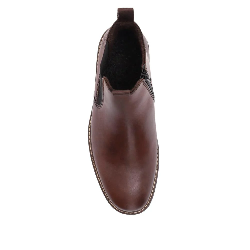 Men's Leather Chelsea Boots - RKR40516 / 325 908 - Mahogany - Image 4