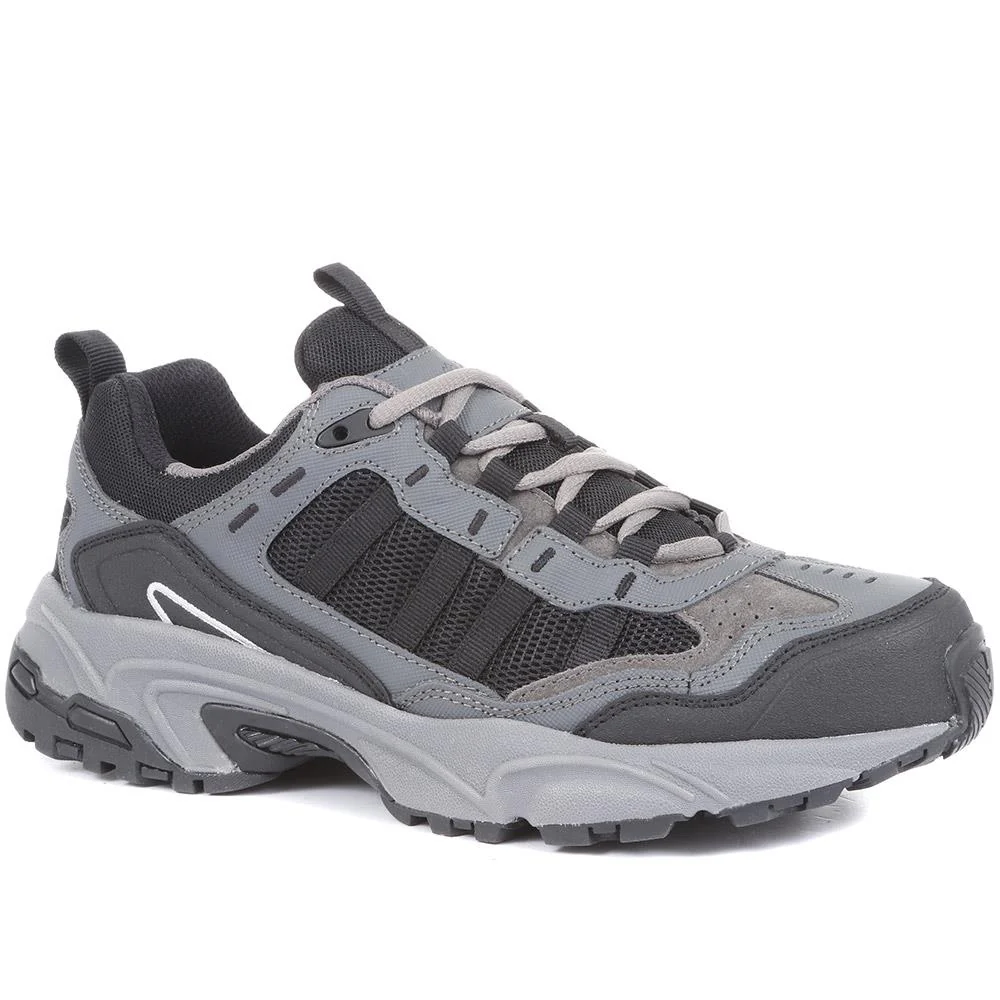 Men's Leather Lace-Up Walking Shoes - SUNT34021 / 321 289 - Image 4