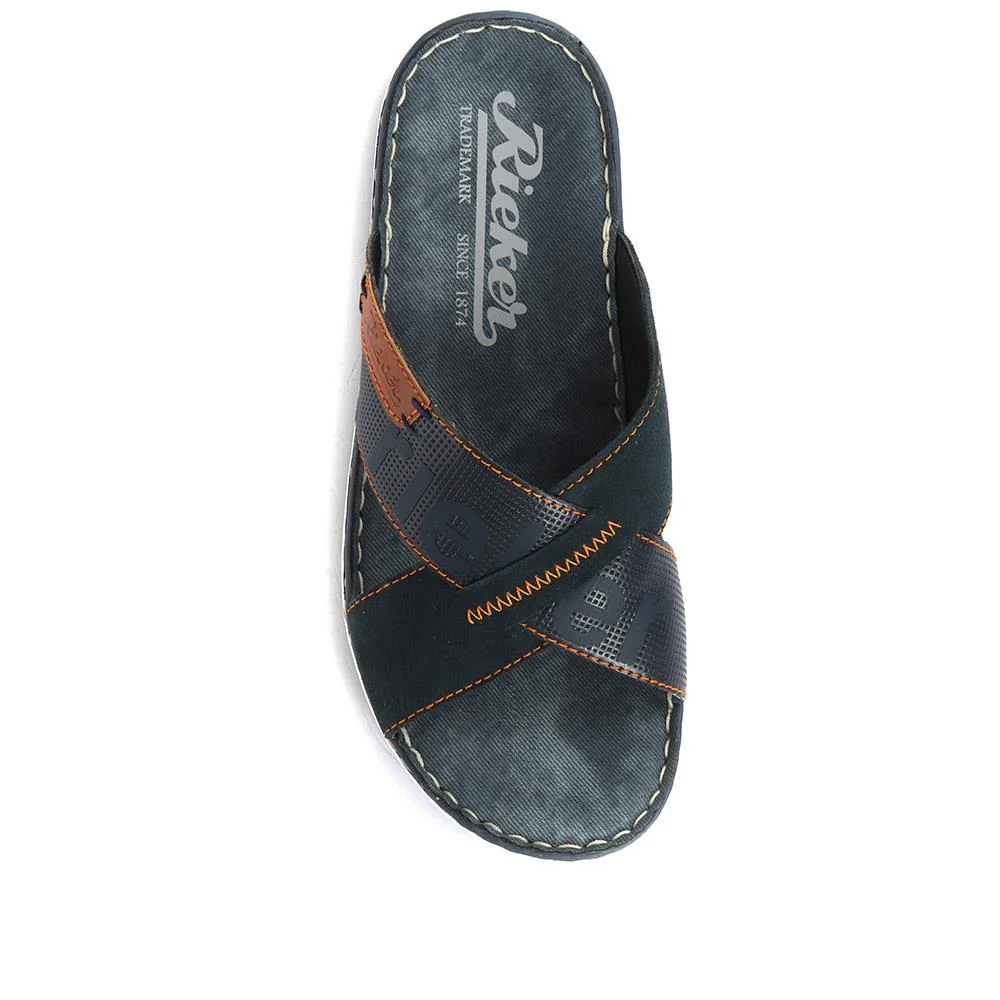 Men's Mule Sandals - RKR33503 / 319 703 - Navy - Image 4