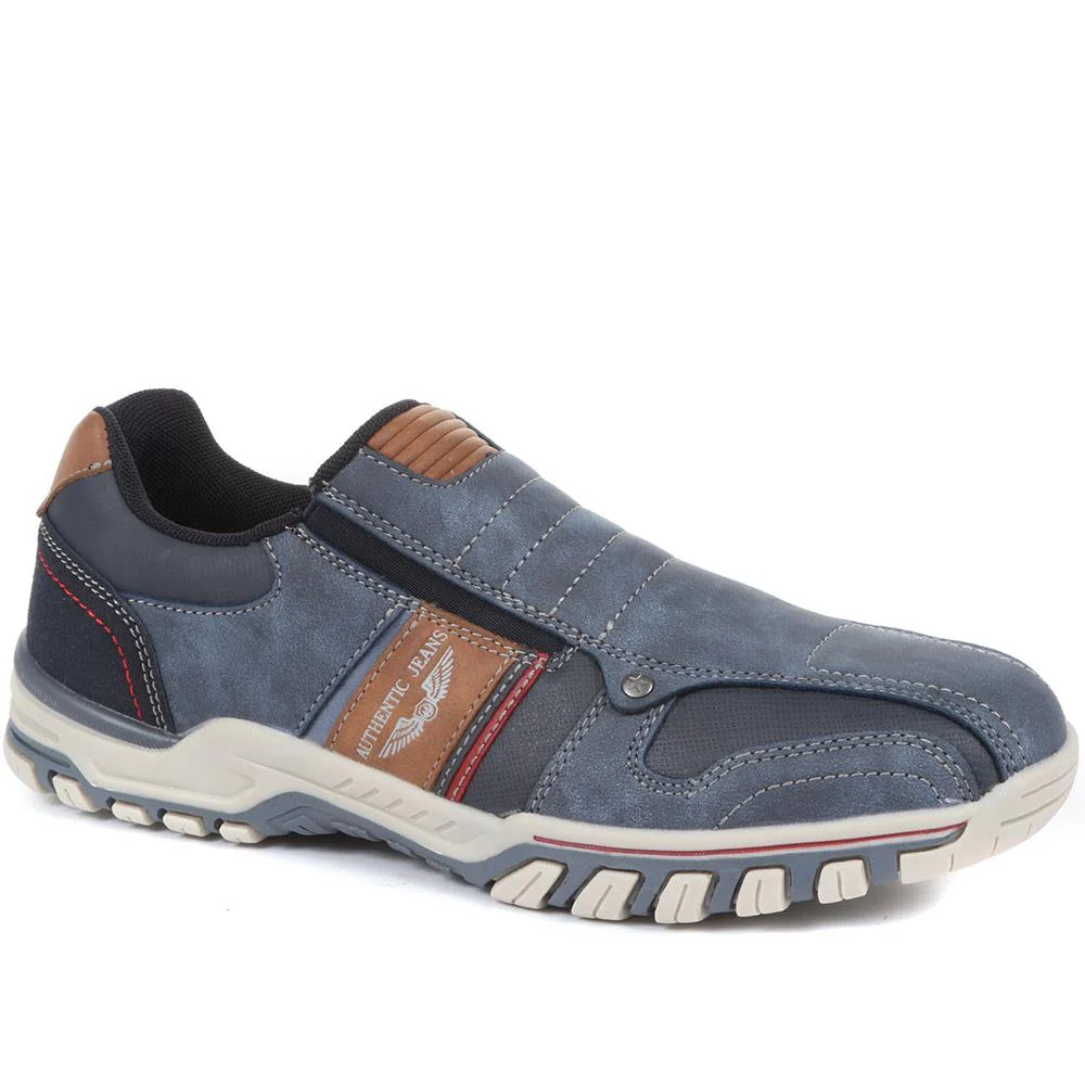 Men's Slip-On Trainers - VSHI32003 / 319 328 - Image 2