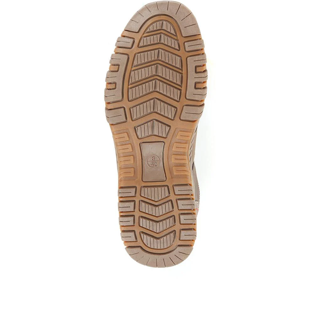 Men's Slip-On Trainers - VSHI32003 / 319 328 - Brown Multi - Image 5
