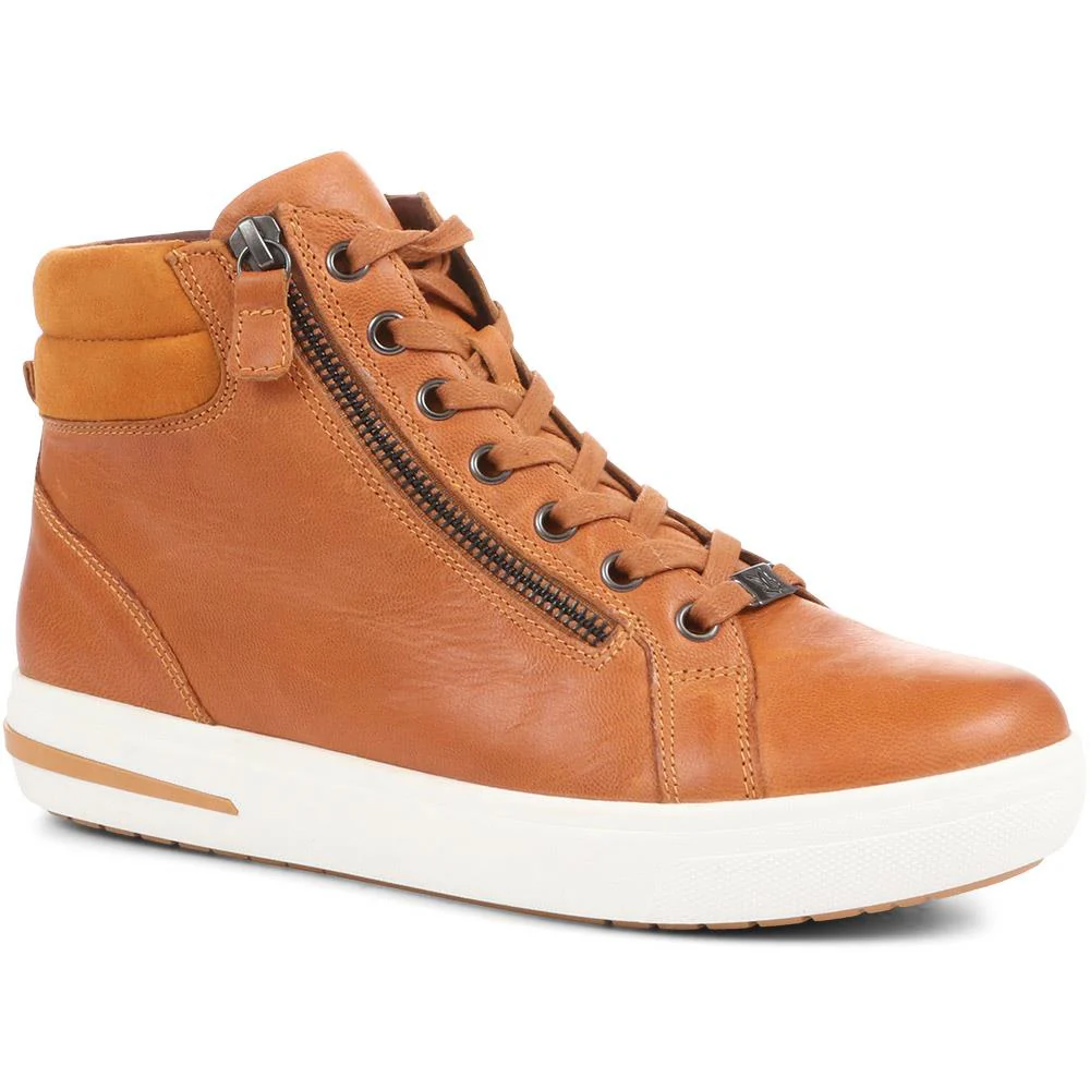 Metallic High Top Trainers - CAPRI34503 / 320 974 - Image 2