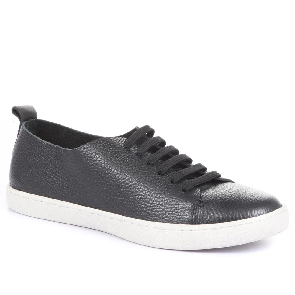 Midwood Women's Leather Trainers - MIDWOOD / 320 084 - Image 2