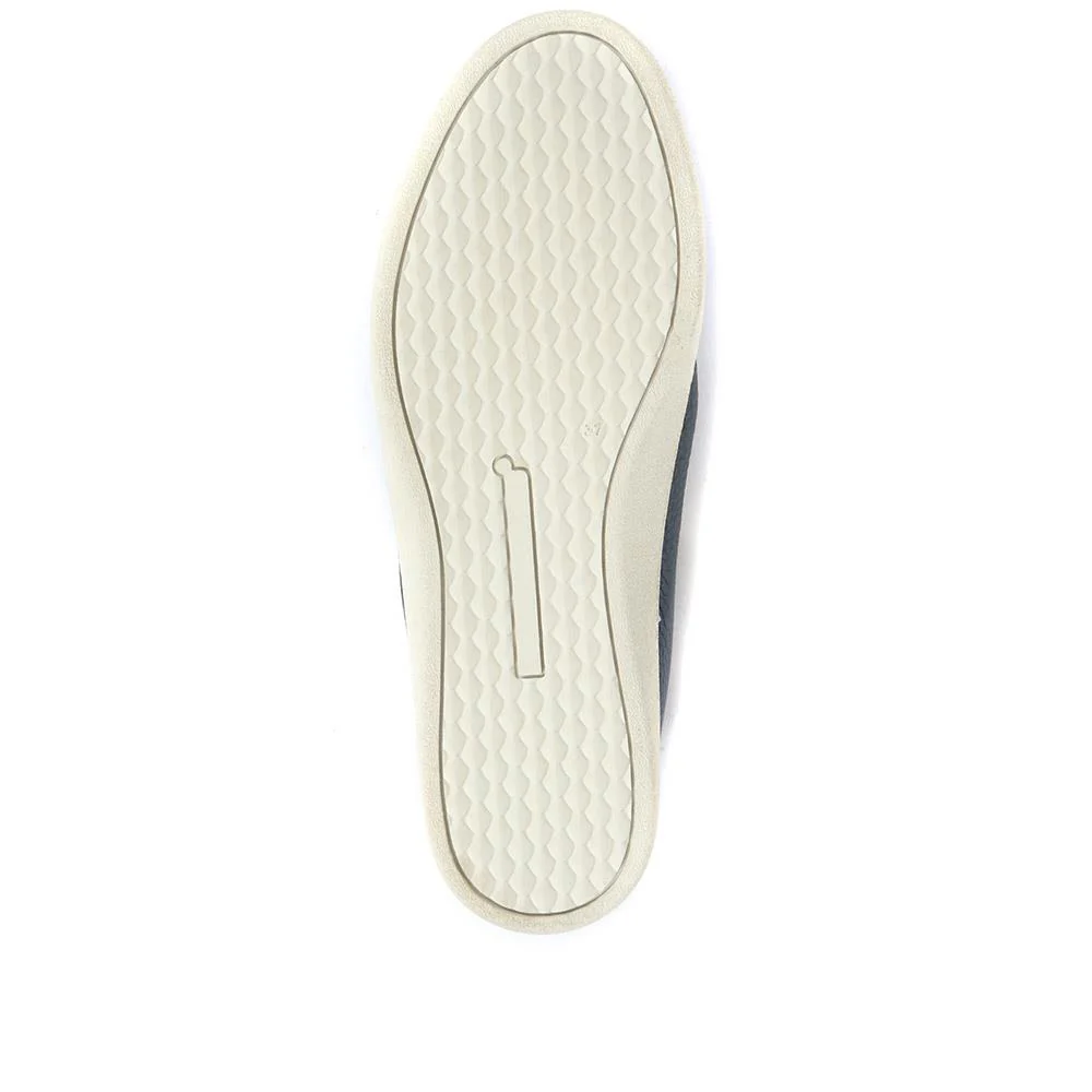 Midwood Women's Leather Trainers - MIDWOOD / 320 084 - Navy - Image 5