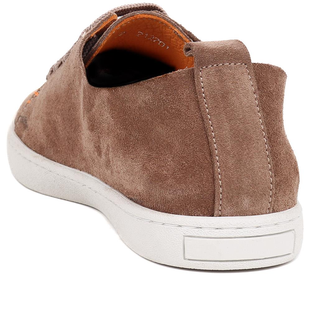 Midwood Women's Leather Trainers - MIDWOOD / 320 084 - Taupe - Image 3