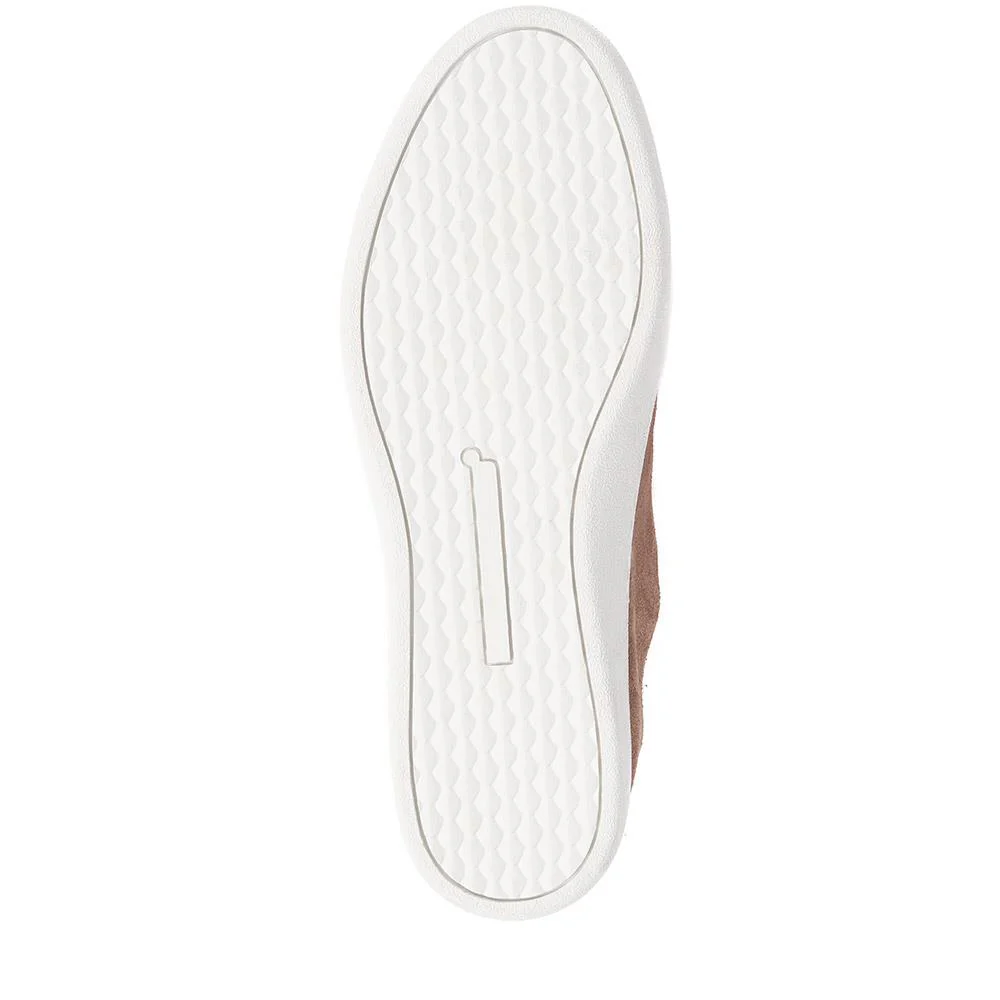 Midwood Women's Leather Trainers - MIDWOOD / 320 084 - Taupe - Image 4