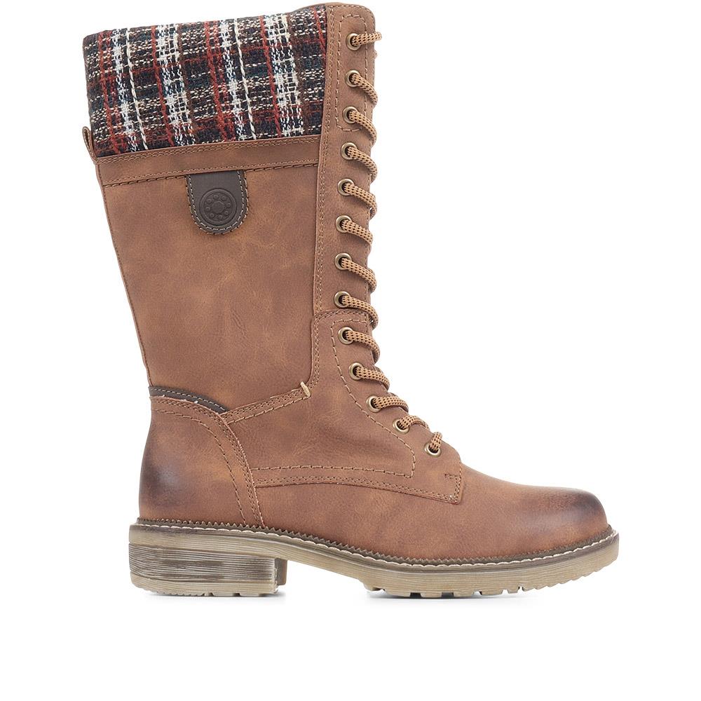 Military Calf Boots - CENTR36091 / 322 659 - Tan - Image 2