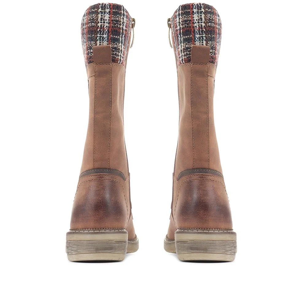 Military Calf Boots - CENTR36091 / 322 659 - Tan - Image 3