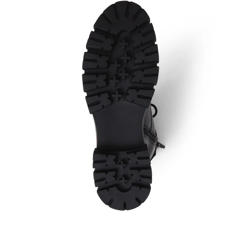 Minna Lace-up Boots - MINNA / 324 326 - Black - Image 4