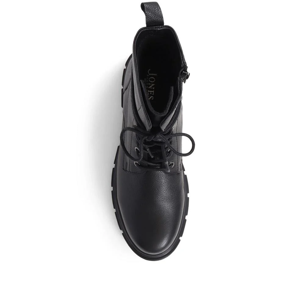 Minna Lace-up Boots - MINNA / 324 326 - Black - Image 5