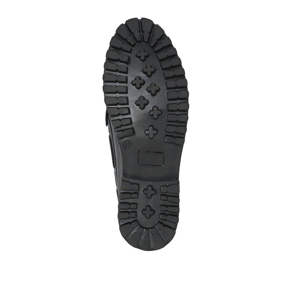 Miuccia Leather Moccasins - MIUCCIA / 327 248 - Black - Image 5